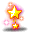 橙色星星发卡