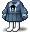 蓝色知更鸟套裙