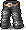 黑色仿旧牛仔裤