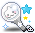 白雪人球队应援棒