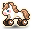 棕白神驹