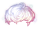 红色浩瀚星辰发型