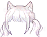 橙色贪心猫猫双马尾