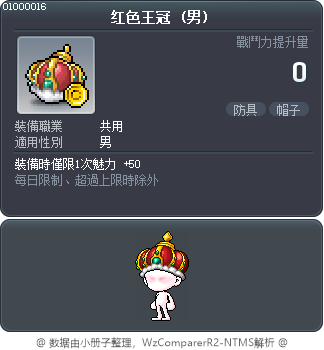红色王冠 Tooltip