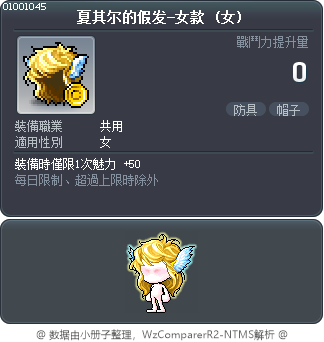 夏其尔的假发-女款 Tooltip