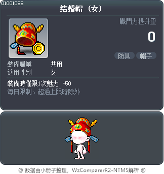 结婚帽 Tooltip