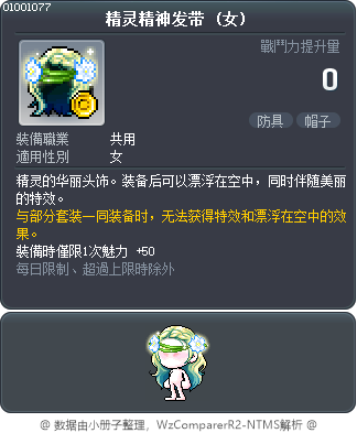 精灵精神发带 Tooltip