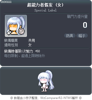 超能力者假发 Tooltip