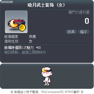 晓月武士装饰 Tooltip
