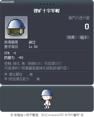 锂矿十字军帽 Tooltip