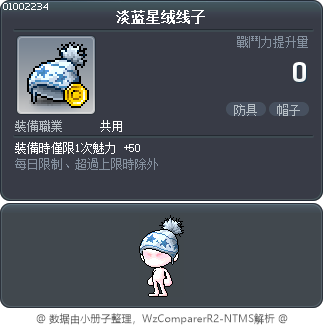 淡蓝星绒线子 Tooltip