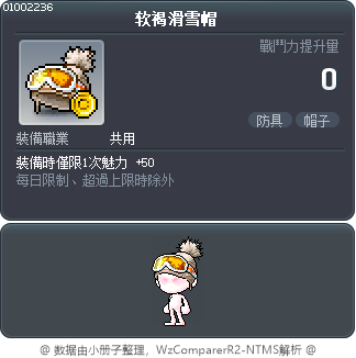 软褐滑雪帽 Tooltip