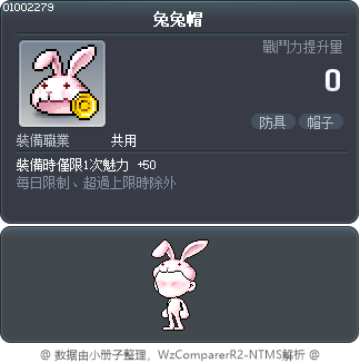 兔兔帽 Tooltip