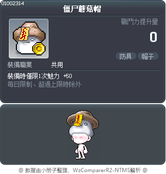 僵尸蘑菇帽 Tooltip