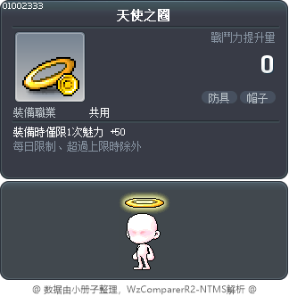 天使之圈 Tooltip