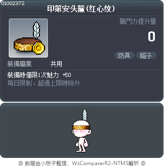 印第安头箍(红心纹) Tooltip