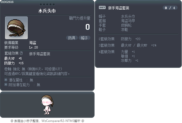 水兵头巾 Tooltip