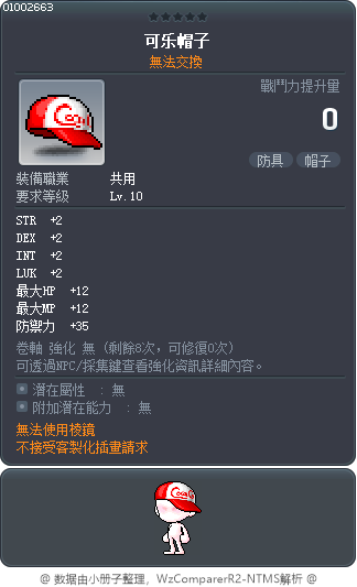 可乐帽子 Tooltip