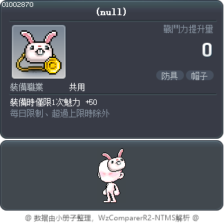 月妙帽子 Tooltip