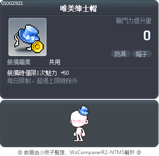 唯美绅士帽 Tooltip