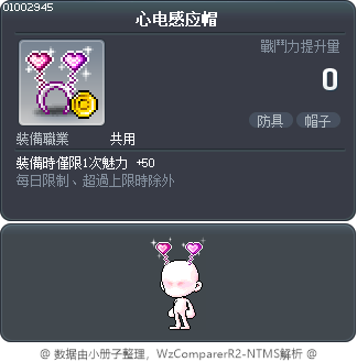 心电感应帽 Tooltip