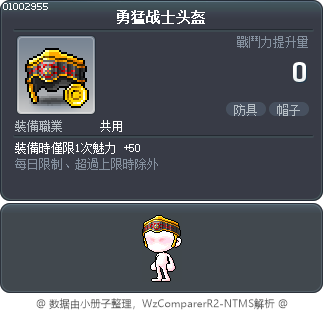勇猛战士头盔 Tooltip