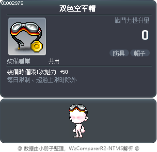 双色空军帽 Tooltip