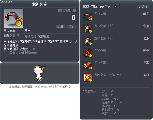 龙神头箍 Tooltip