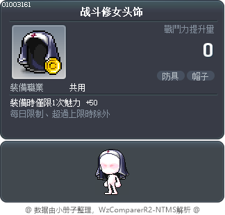 战斗修女头饰 Tooltip