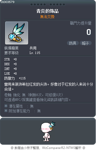 青炎的饰品 Tooltip