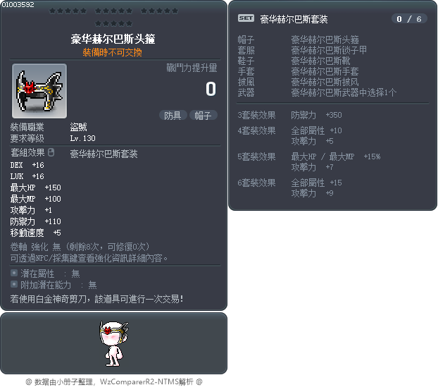 豪华赫尔巴斯头箍 Tooltip