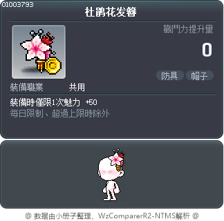 杜鹃花发簪 Tooltip