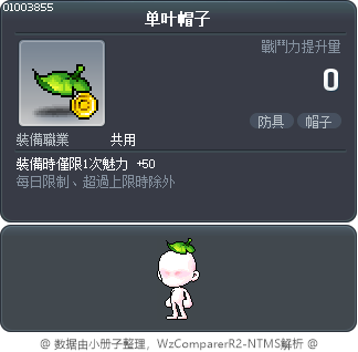 单叶帽子 Tooltip