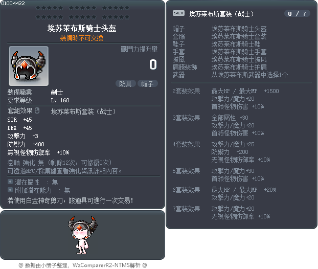 埃苏莱布斯骑士头盔 Tooltip
