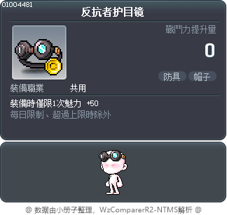反抗者护目镜 Tooltip