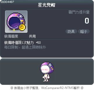 星光兜帽 Tooltip