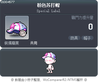 粉色苏打帽 Tooltip