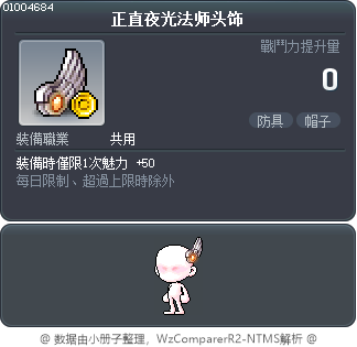 正直夜光法师头饰 Tooltip