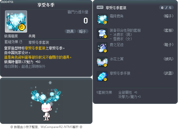 享受冬季 Tooltip