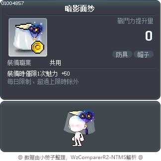 暗影面纱 Tooltip