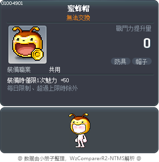蜜蜂帽 Tooltip