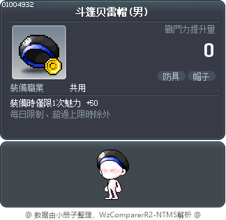 斗篷贝雷帽(男) Tooltip