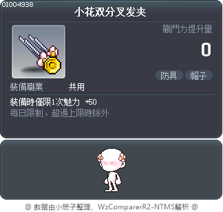 小花双分叉发夹 Tooltip