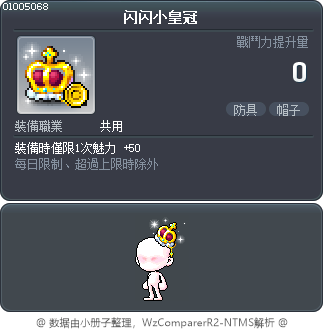 闪闪小皇冠 Tooltip