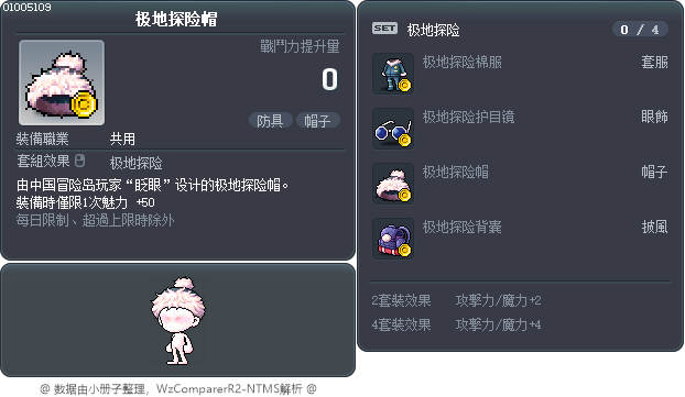 极地探险帽 Tooltip