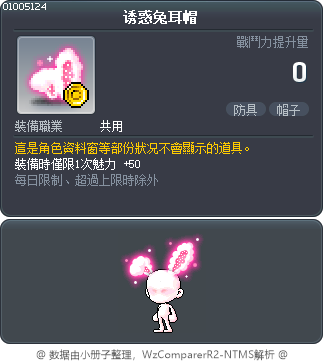 诱惑兔耳帽 Tooltip