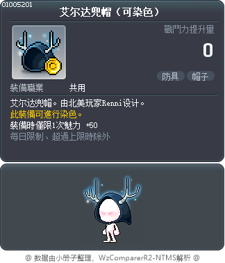 艾尔达兜帽（可染色） Tooltip
