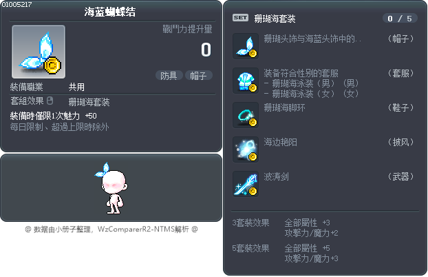 海蓝蝴蝶结 Tooltip