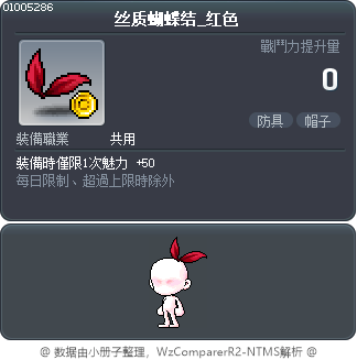 丝质蝴蝶结_红色 Tooltip