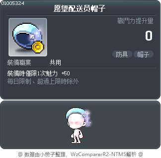 願望快遞員帽子 Tooltip